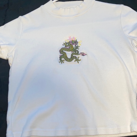 Brandy Melville Tops - Brandy Melville dragon tee (OS) (John Galt)